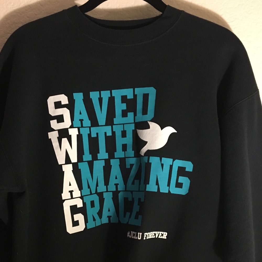 Saved With Amazing Grace Sweatshirt